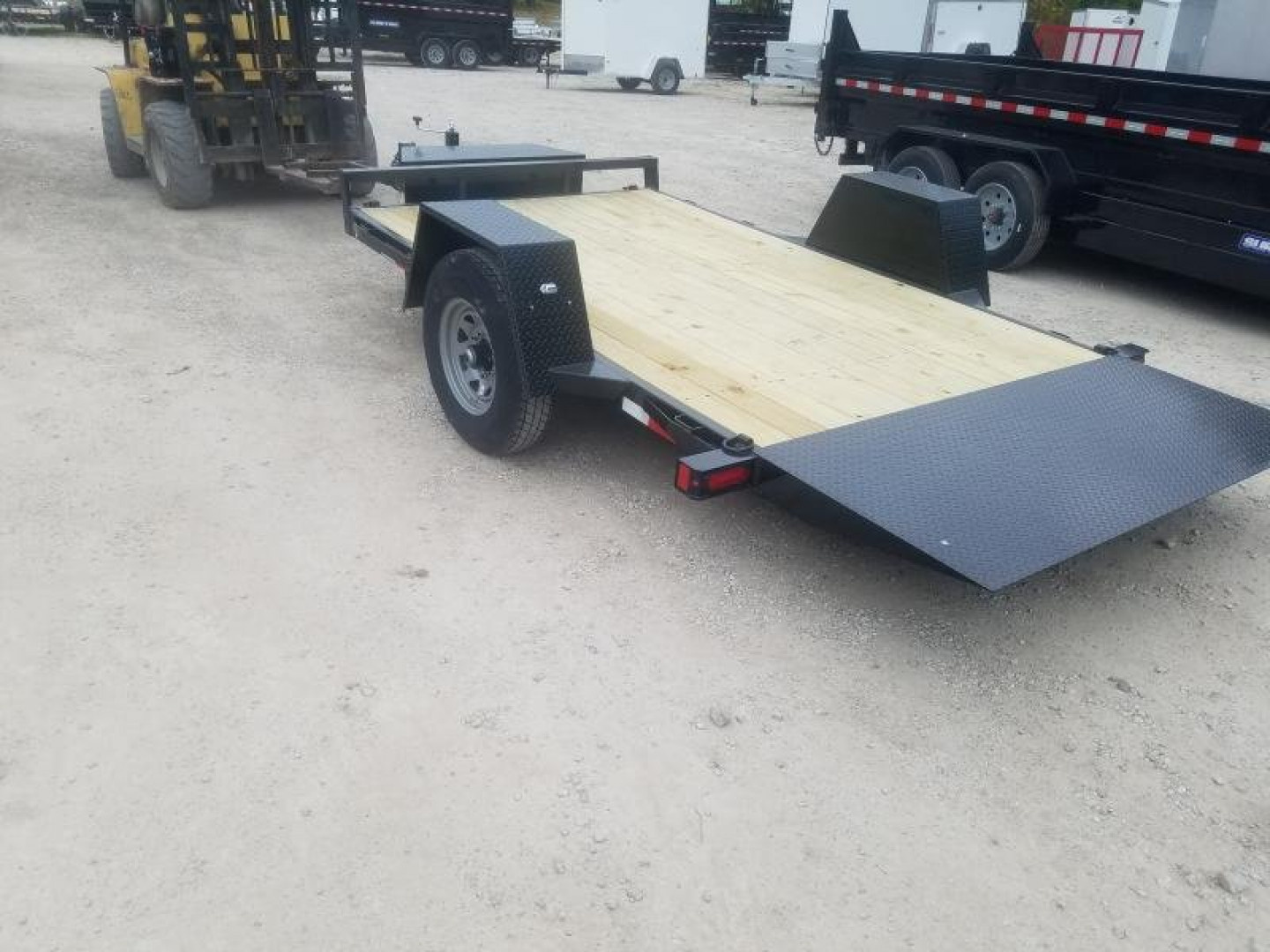 New 2026 Sure-Trac 78 IN x 12 Single Axle Tilt Bed Equipment Trailer 7.8K Equipment Trailer