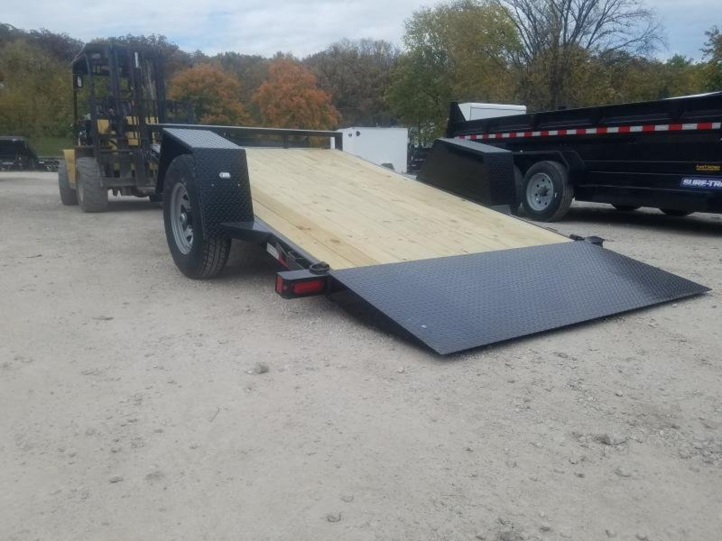 New 2026 Sure-Trac 78 IN x 12 Single Axle Tilt Bed Equipment Trailer 7.8K Equipment Trailer
