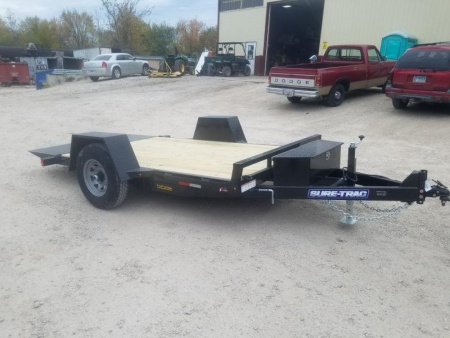 New 2026 Sure-Trac 78 IN x 12 Single Axle Tilt Bed Equipment Trailer 7.8K Equipment Trailer