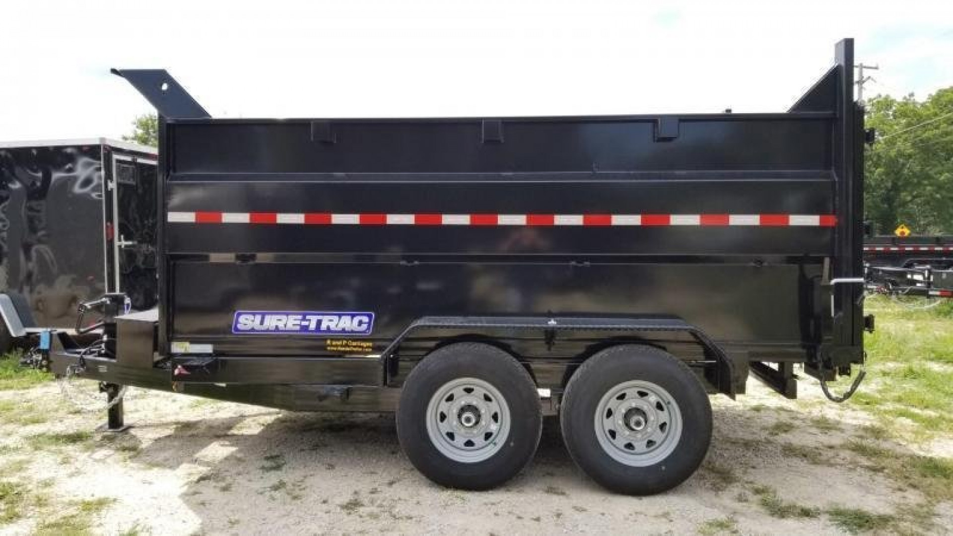 New 2027 Sure-Trac 82x16 Telescopic Dump Trailer w/4' Sides Dump Trailer