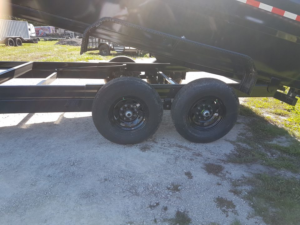 New 2027 Sure-Trac 82x16 Telescopic Dump Trailer w/4' Sides 14K