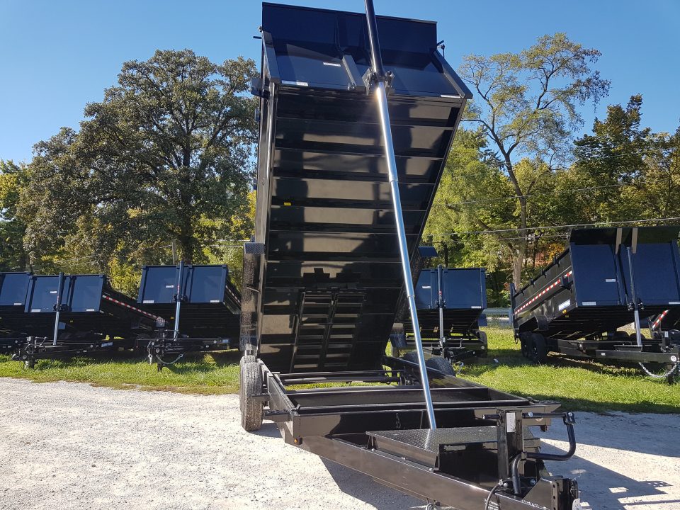New 2027 Sure-Trac 82x16 Telescopic Dump Trailer w/4' Sides 14K