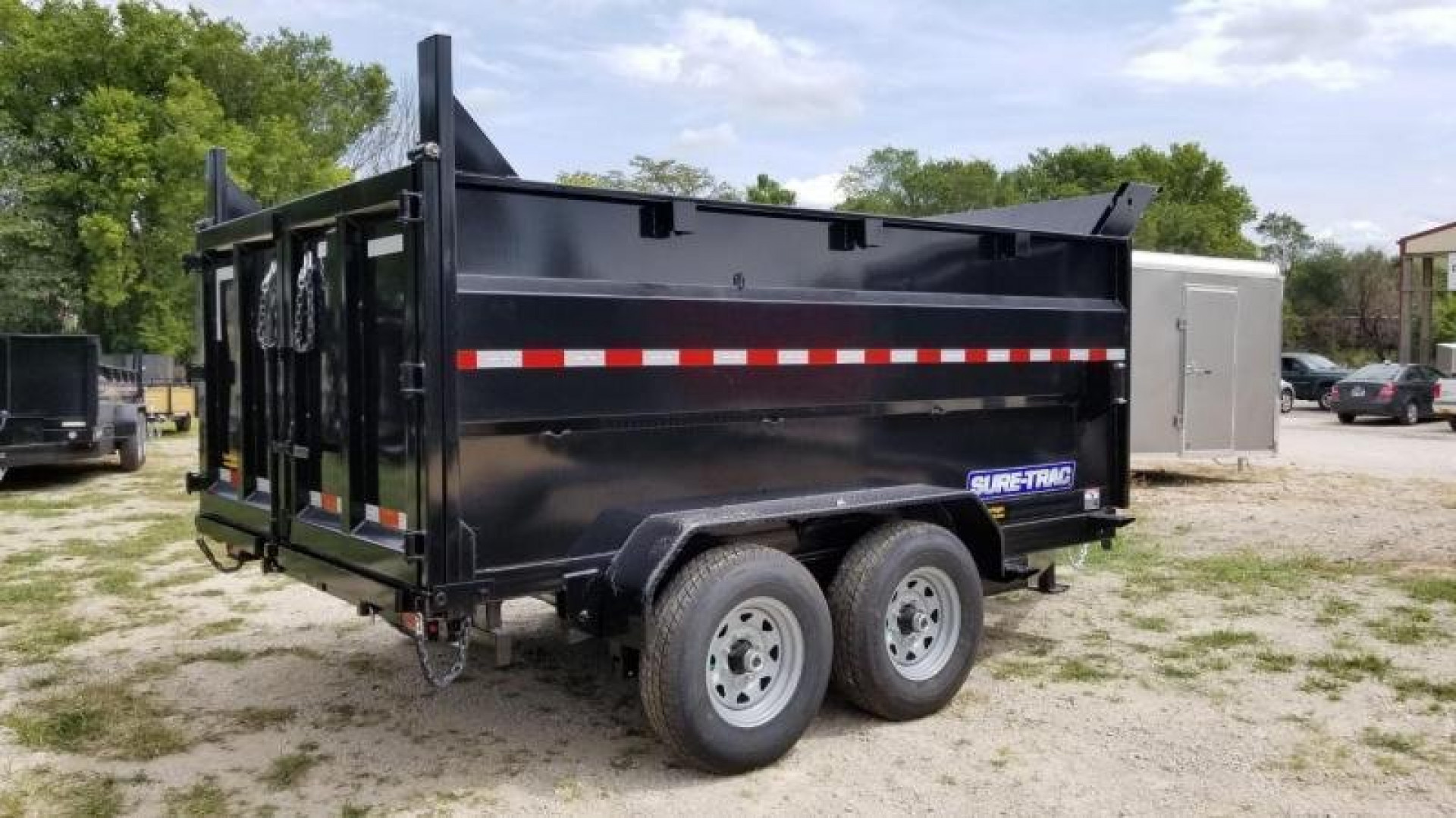 New 2027 Sure-Trac 82x16 Telescopic Dump Trailer w/4' Sides Dump Trailer