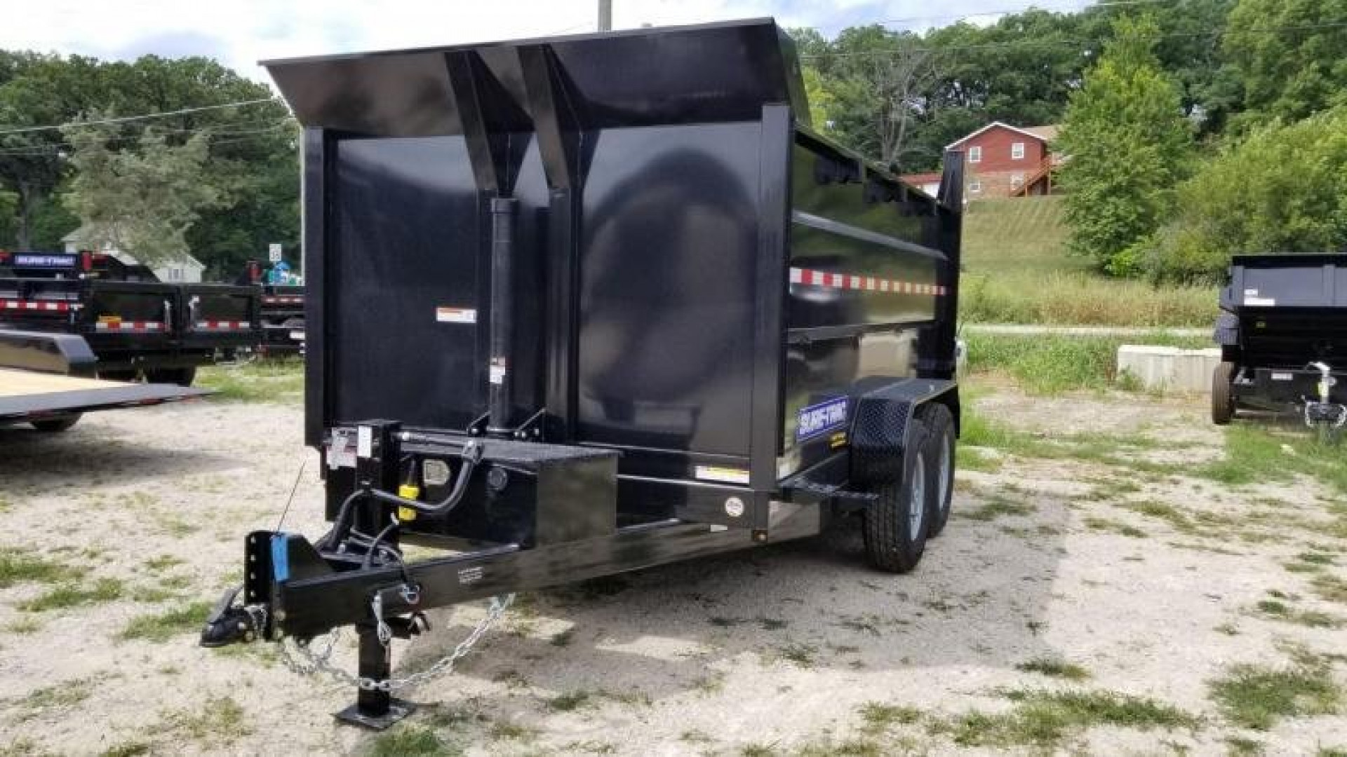 New 2027 Sure-Trac 82x16 Telescopic Dump Trailer w/4' Sides Dump Trailer