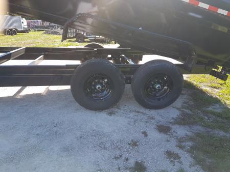 New 2027 Sure-Trac 82x16 Telescopic Dump Trailer w/4' Sides 14K