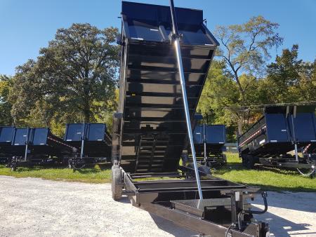 New 2027 Sure-Trac 82x16 Telescopic Dump Trailer w/4' Sides 14K