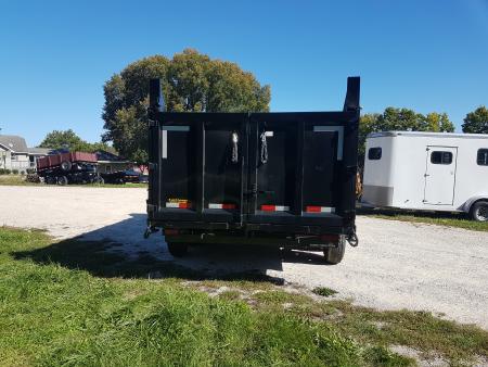 New 2027 Sure-Trac 82x16 Telescopic Dump Trailer w/4' Sides 14K