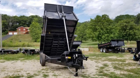 New 2027 Sure-Trac 82x16 Telescopic Dump Trailer w/4' Sides Dump Trailer