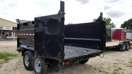 New 2027 Sure-Trac 82x16 Telescopic Dump Trailer w/4' Sides Dump Trailer