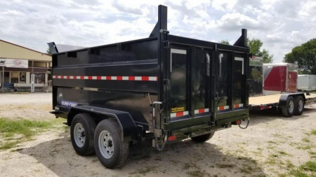New 2027 Sure-Trac 82x16 Telescopic Dump Trailer w/4' Sides Dump Trailer
