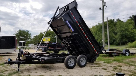 New 2027 Sure-Trac 82x16 Telescopic Dump Trailer w/4' Sides Dump Trailer