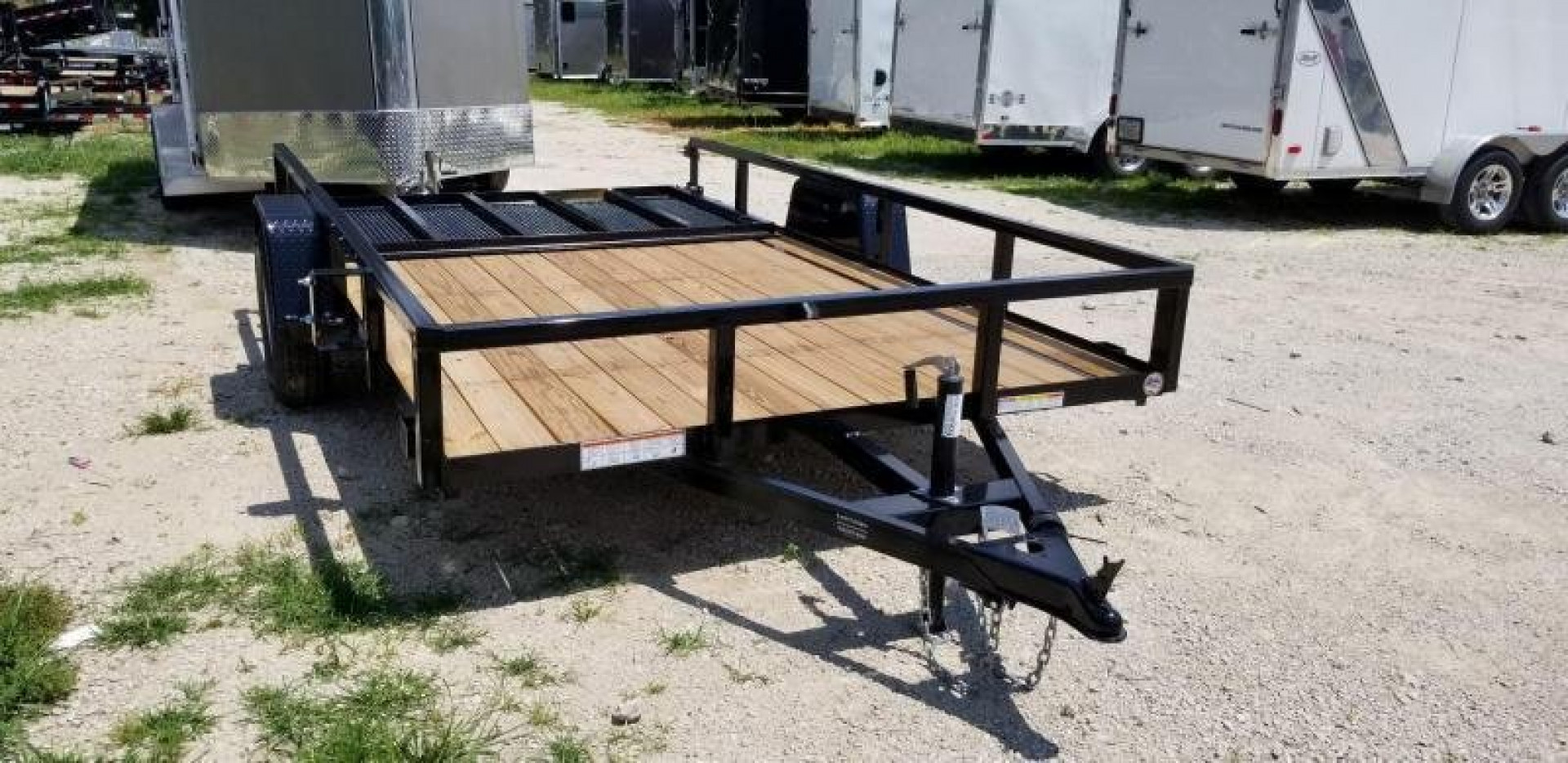 New 2026 Sure-Trac 7x12 Tube Top Utility Trailer w/Gate Utility Trailer