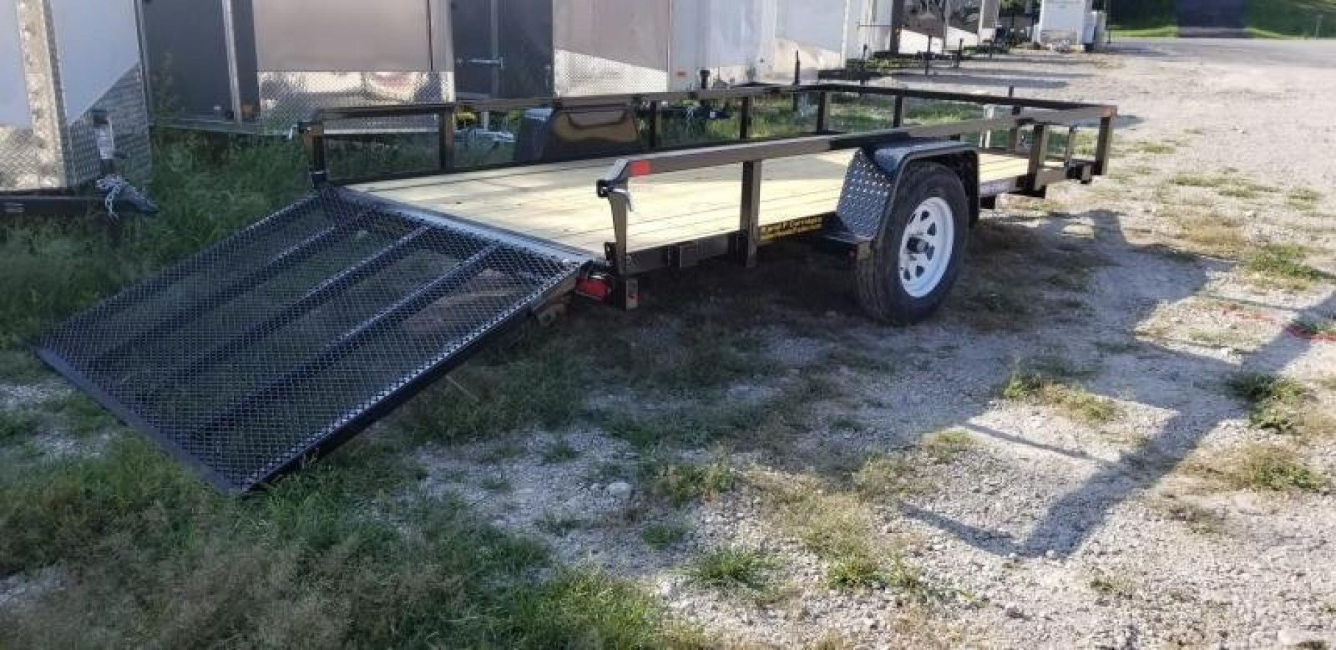New 2026 Sure-Trac 7x12 Tube Top Utility Trailer w/Gate Utility Trailer