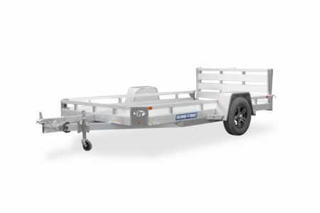 New 2026 Sure-Trac 7X12 Aluminum Low Side Utility Trailer 3K