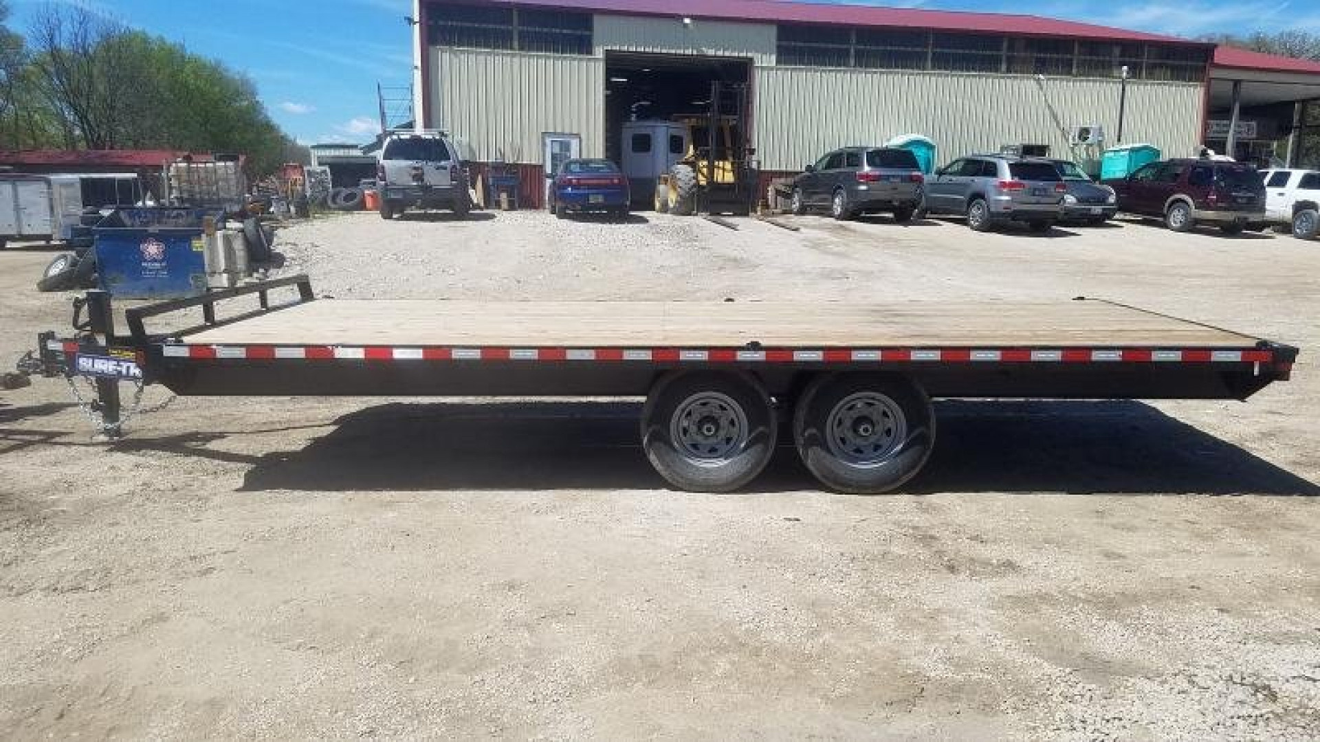 New 2025 Sure-Trac 8.5 x 20' Flatbed Deckover 14K Trailer