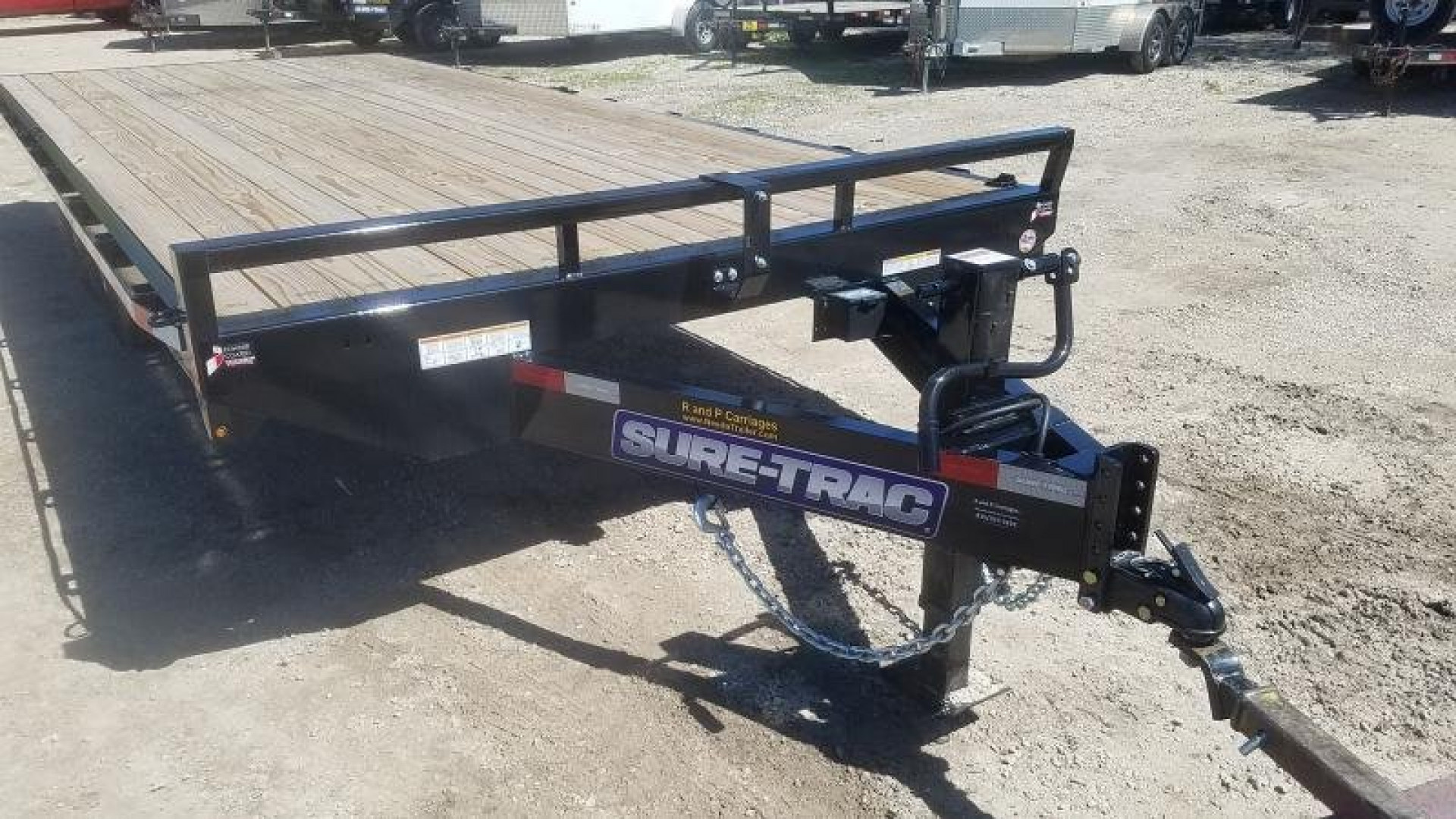 New 2025 Sure-Trac 8.5 x 20' Flatbed Deckover 14K Trailer