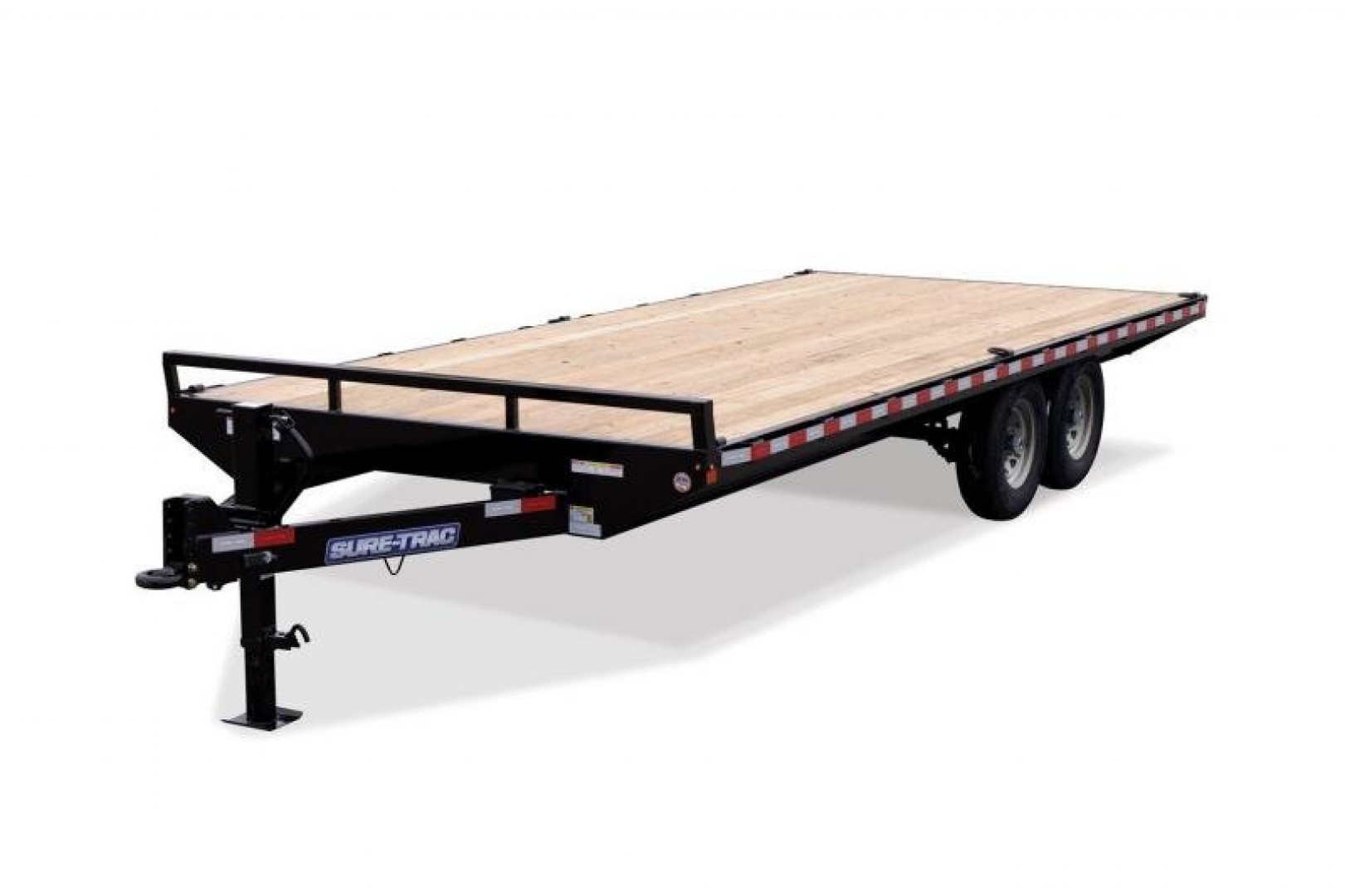 New 2025 Sure-Trac 8.5 x 20' Flatbed Deckover 14K Trailer