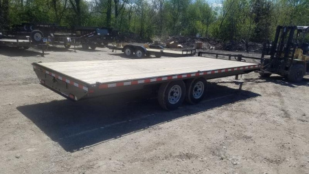 New 2025 Sure-Trac 8.5 x 20' Flatbed Deckover 14K Trailer