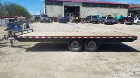 New 2025 Sure-Trac 8.5 x 20' Flatbed Deckover 14K Trailer
