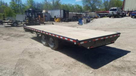 New 2025 Sure-Trac 8.5 x 20' Flatbed Deckover 14K Trailer