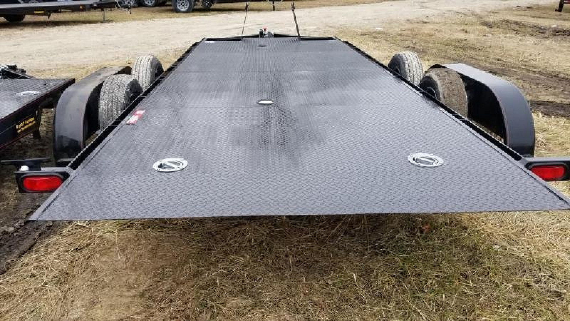 New 2025 7K Kwik Load Trailers 7x18 Steel Texas Rollback Open Auto Hauler / Racing Trailer