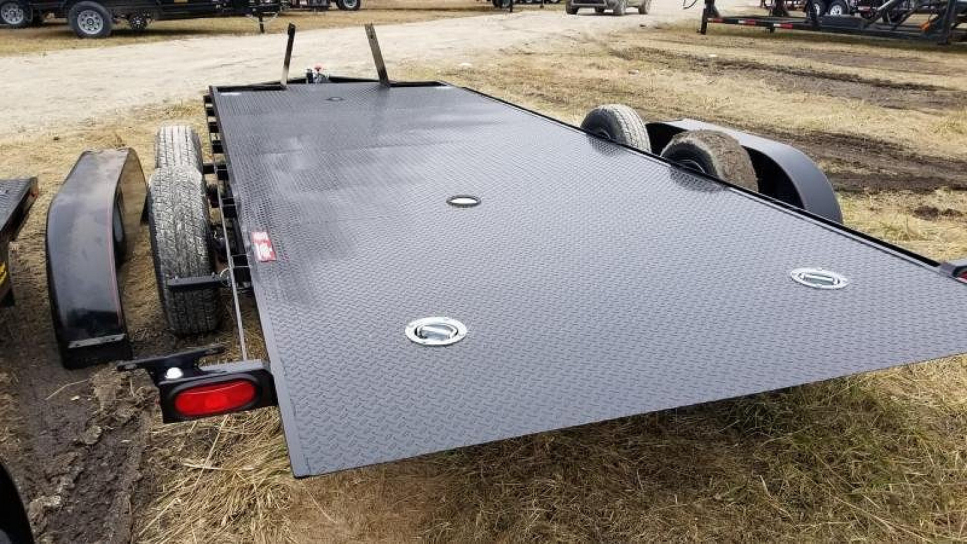 New 2025 7K Kwik Load Trailers 7x18 Steel Texas Rollback Open Auto Hauler / Racing Trailer