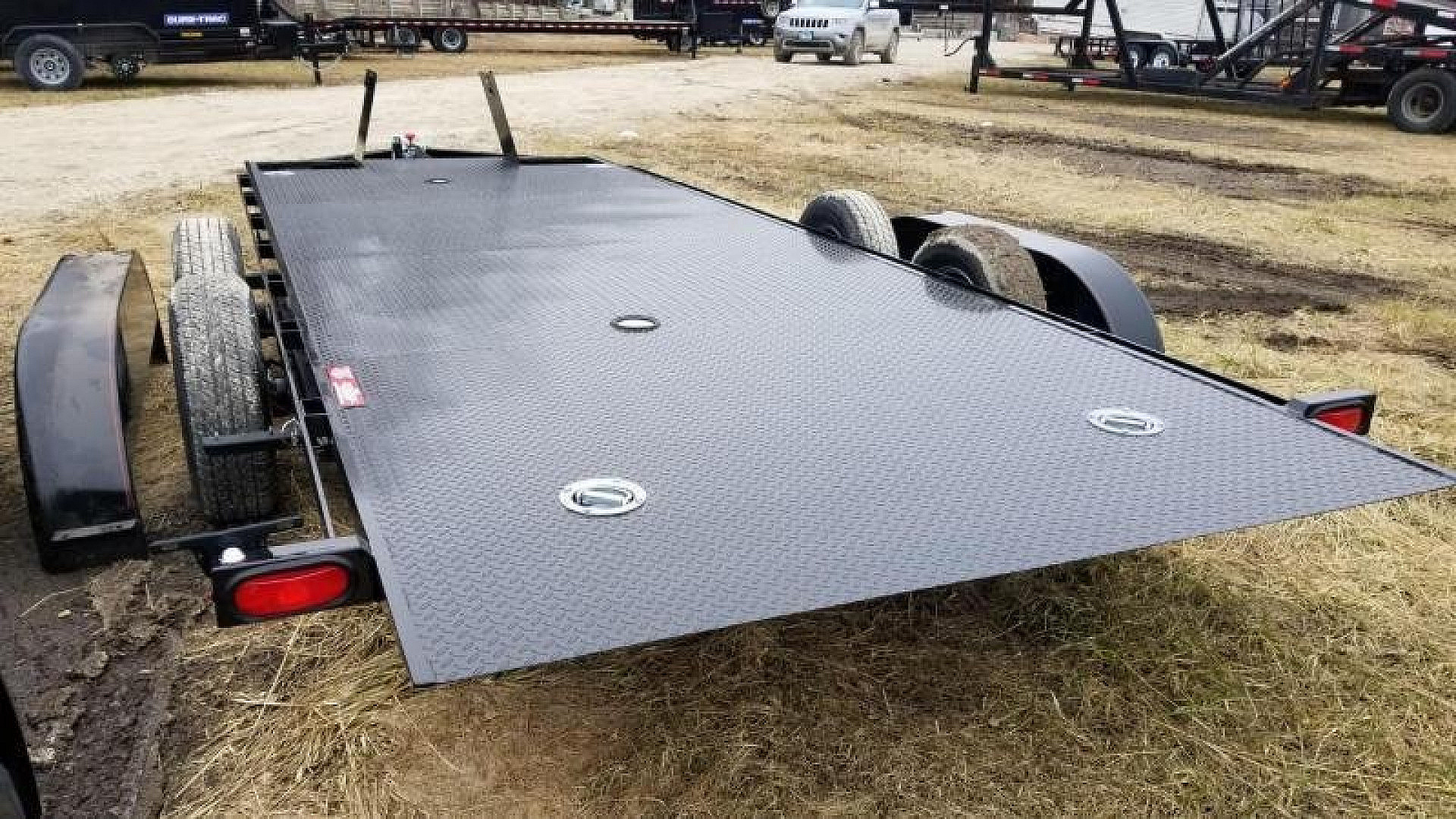 New 2025 7K Kwik Load Trailers 7x18 Steel Texas Rollback Open Auto Hauler / Racing Trailer