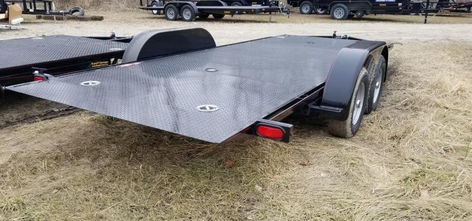 New 2025 7K Kwik Load Trailers 7x18 Steel Texas Rollback Open Auto Hauler / Racing Trailer