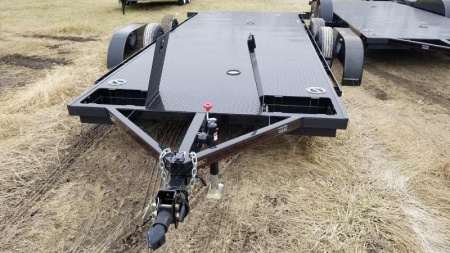 New 2025 7K Kwik Load Trailers 7x18 Steel Texas Rollback Open Auto Hauler / Racing Trailer