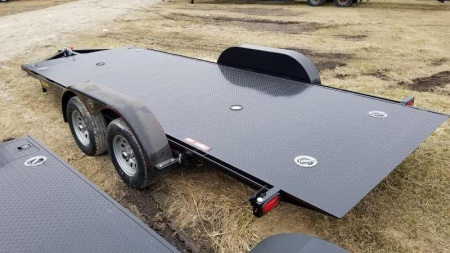 New 2025 7K Kwik Load Trailers 7x18 Steel Texas Rollback Open Auto Hauler / Racing Trailer