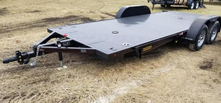 New 2025 7K Kwik Load Trailers 7x18 Steel Texas Rollback Open Auto Hauler / Racing Trailer