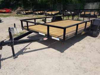 New 2025 MEB 77x14 Utility Trailer