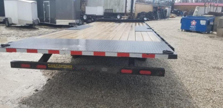 New 2023 Sure Trac 8 5x22 Power Tilt Equipment Deckover Trailer 15k