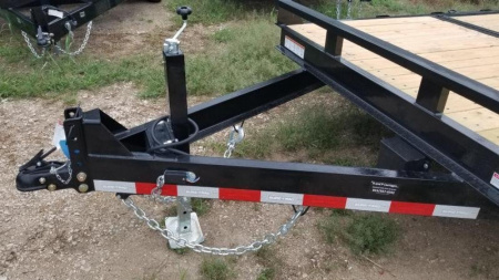 New 2025 Sure-Trac 7x18+4 Tilt Deck Equipment Trailer w/Stationary 14k