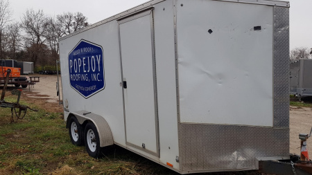 Used 2019 Cargo Express 7x14 Cargo Express Enclosed Cargo Trailer 7K