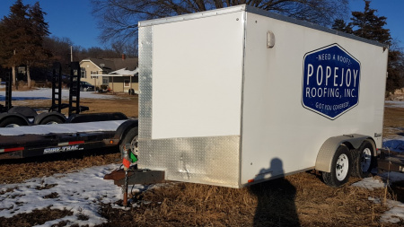 Used 2019 Cargo Express 7x14 Cargo Express Enclosed Cargo Trailer 7K