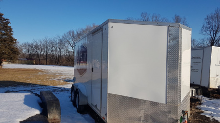 Used 2019 Cargo Express 7x14 Cargo Express Enclosed Cargo Trailer 7K