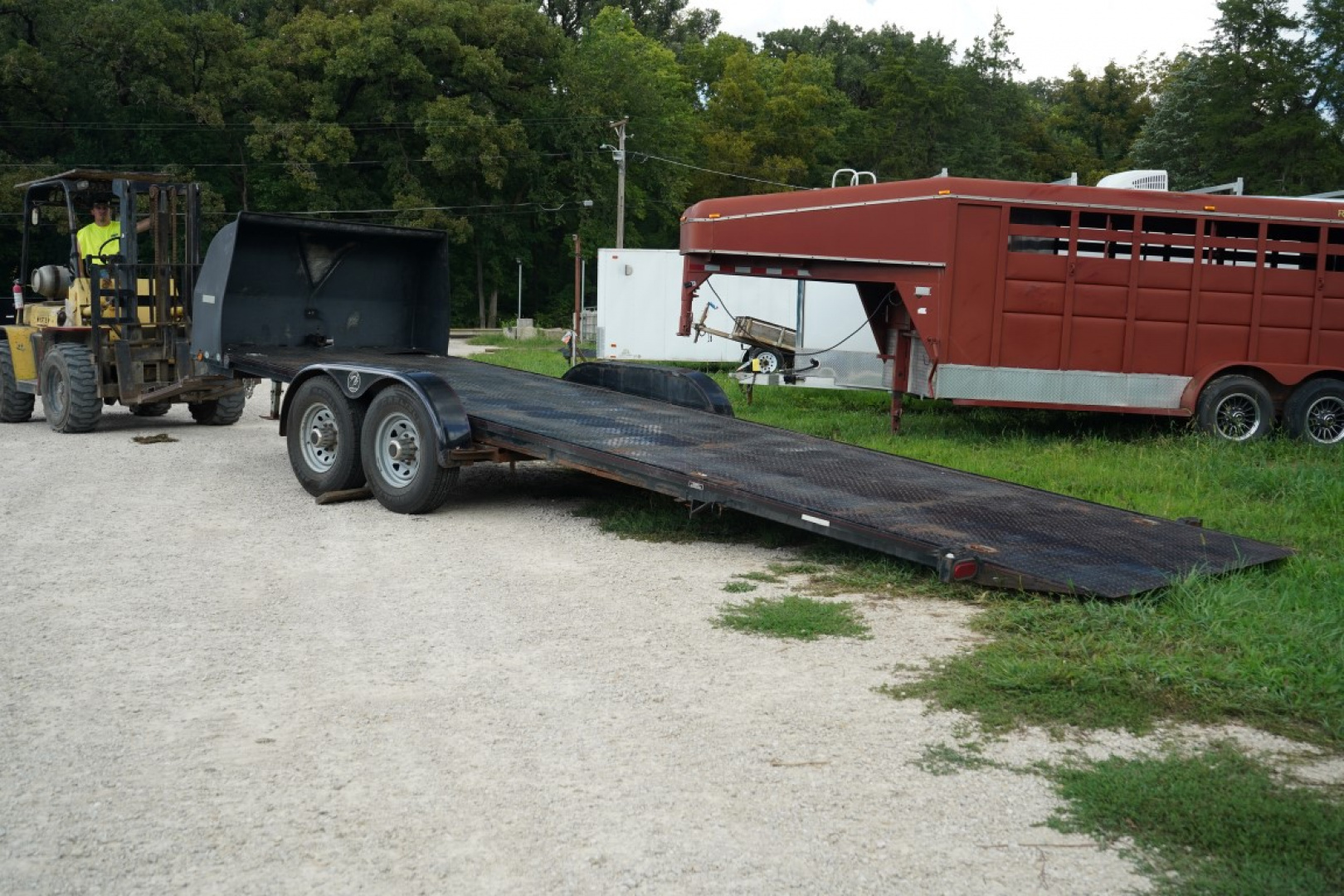 Used FOR RENT ONLY, 2017 Kwik Load Trailers 7x24Texas Rollback Auto Hauler Car / Racing Trailer