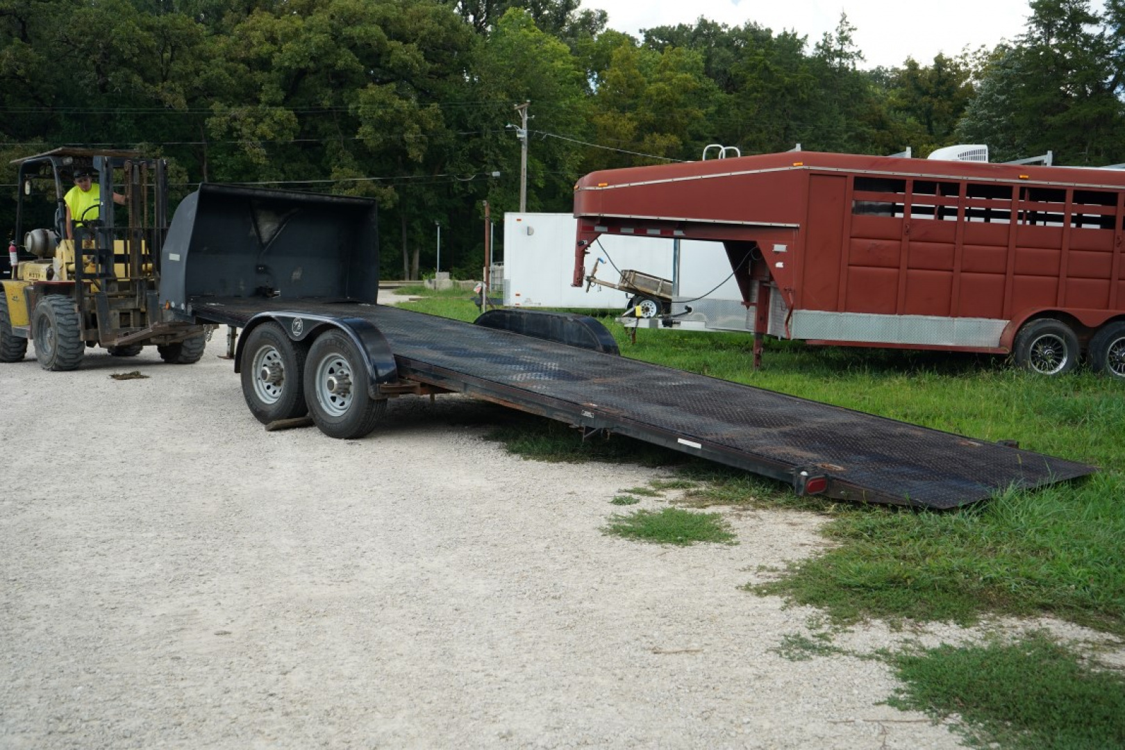 Used FOR RENT ONLY, 2017 Kwik Load Trailers 7x24Texas Rollback Auto Hauler Car / Racing Trailer