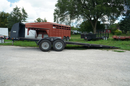 Used FOR RENT ONLY, 2017 Kwik Load Trailers 7x24Texas Rollback Auto Hauler Car / Racing Trailer