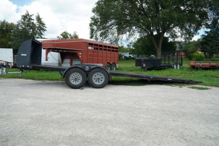 Used FOR RENT ONLY, 2017 Kwik Load Trailers 7x24Texas Rollback Auto Hauler Car / Racing Trailer