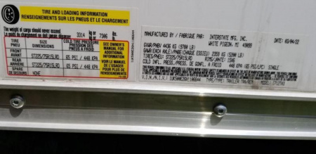 New 2022 Interstate 7x12 I Series Cargo Trailer 10k GVWR