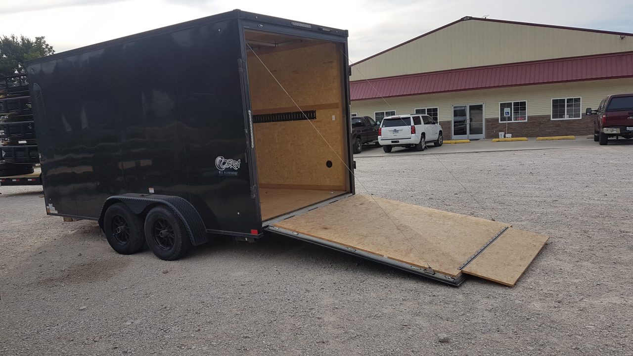 Used 2023 Stealth 7x14 Cobra Aluminum Cargo/ Enclosed Trailer