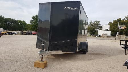 Used 2023 Stealth 7x14 Cobra Aluminum Cargo/ Enclosed Trailer