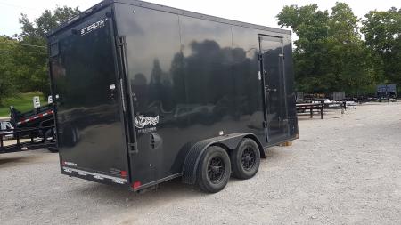 Used 2023 Stealth 7x14 Cobra Aluminum Cargo/ Enclosed Trailer
