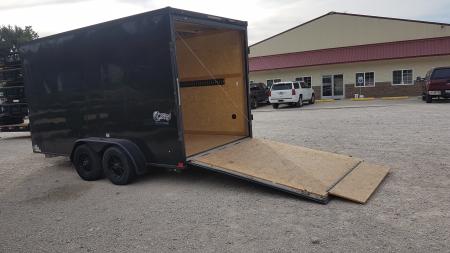 Used 2023 Stealth 7x14 Cobra Aluminum Cargo/ Enclosed Trailer