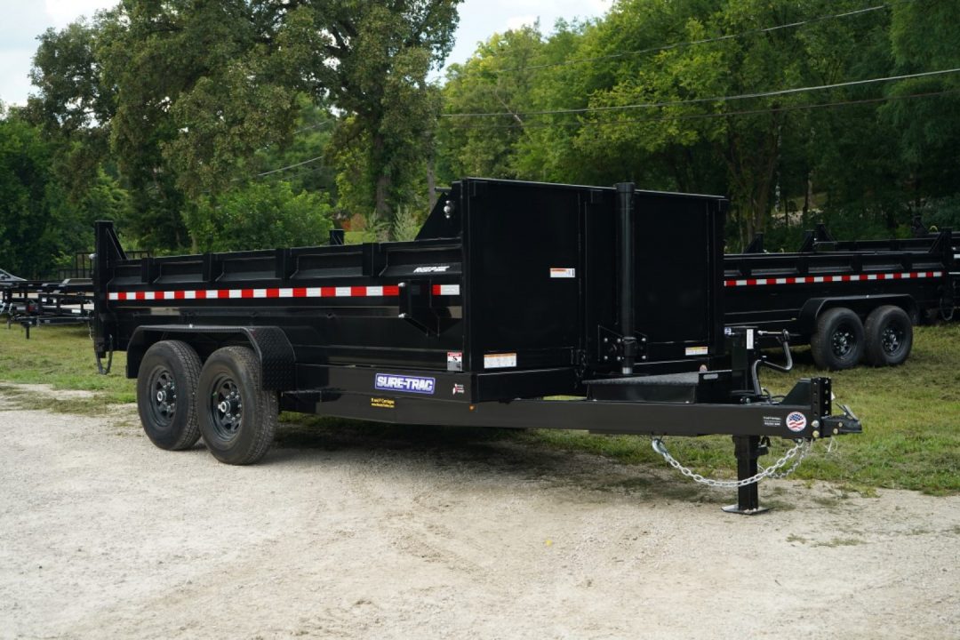 New 2026 Sure-Trac 82x12 Telescopic Dump Trailer