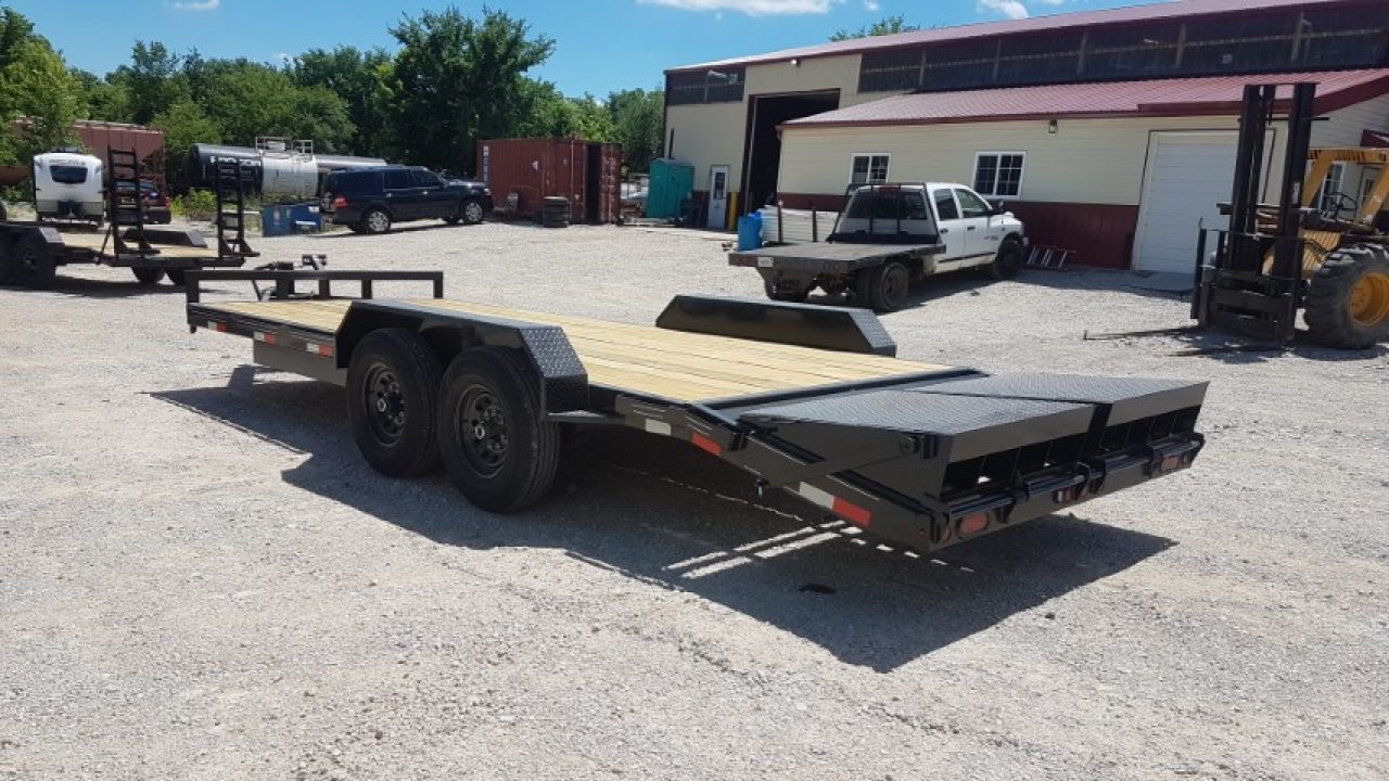 New 2026 MEB 7x17+3 Equipment Trailer w/ Full Width Ramps