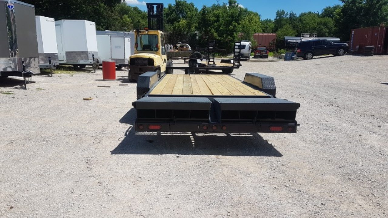 New 2026 MEB 7x17+3 Equipment Trailer w/ Full Width Ramps