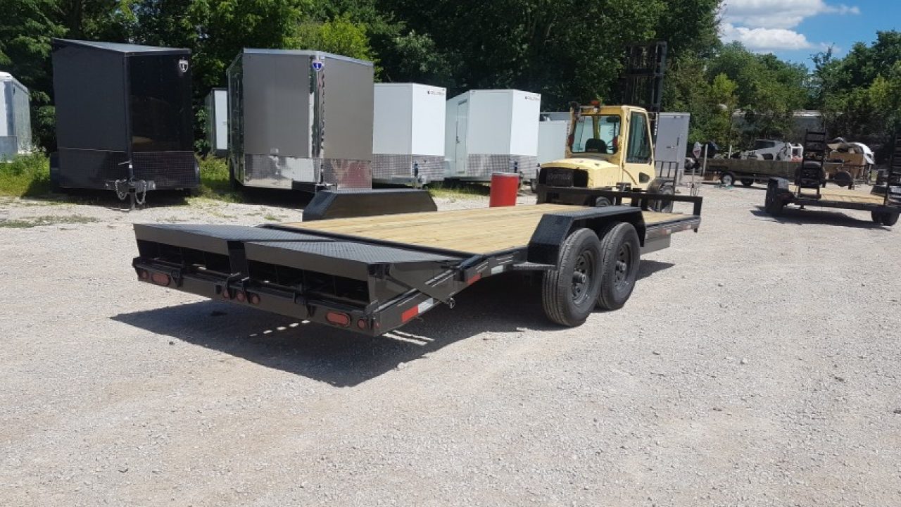 New 2026 MEB 7x17+3 Equipment Trailer w/ Full Width Ramps